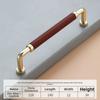 Handmade Wardrobe Door Handles Nordic Cabinet Drawer Knobs Leather Hardware Handle  Multipurpose