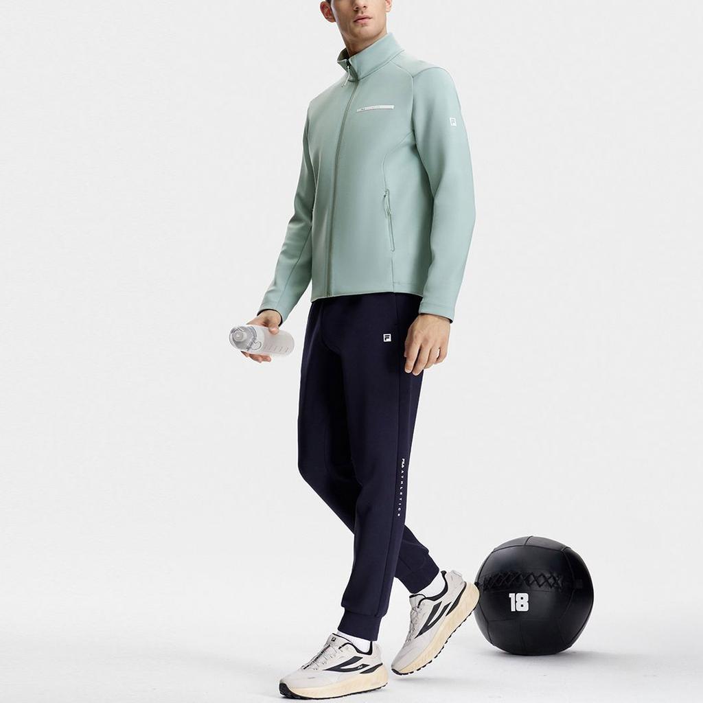 New FILA Fitness Series Jacket Men's Blue Gray A11M341501R-BU