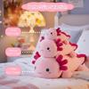 Weighted Stuffed Animal Axolotl Gentle Plush Toy 9.8 Inch 0.8 Lb Adorable Hugging Pillow Designed for Adults Home Decoration Xmas Birthda