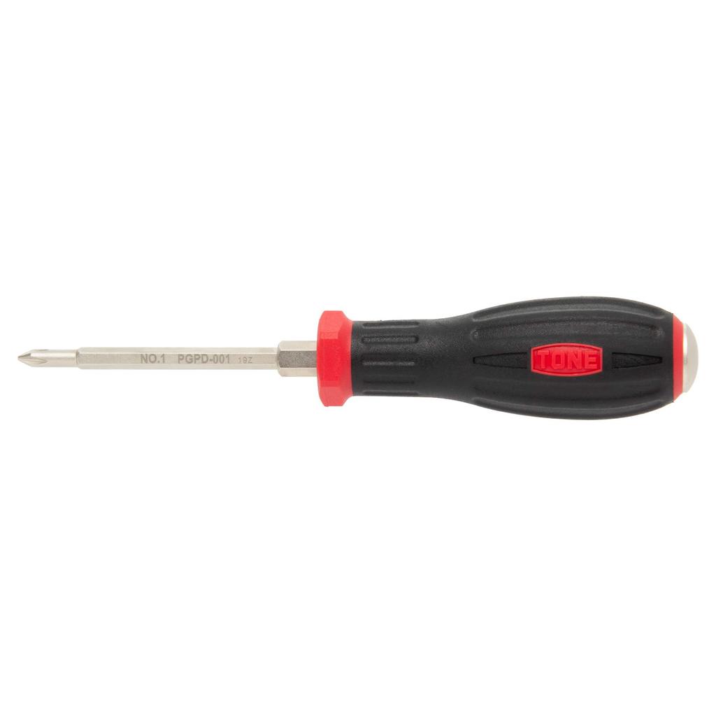 TONE Power Grip Driver Red (Penetrating) PGPD-001 (+) No.1