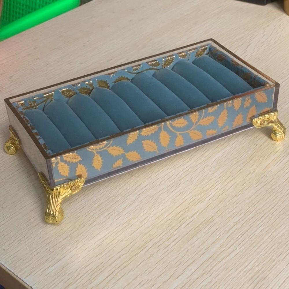Durable Trinket Box Firm Jewelry Organizer Holder Convenient Bracelet Storage Rack Craft Show