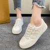 Women Casual Shoes Breathable Black White Pu Leather Sneakers Fashion Driving Walking Tennis Shoes for Woman Skate Flats