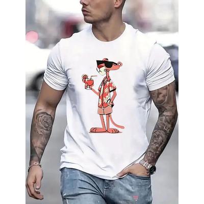 Mens TShirt Comfortable Crew Neck Casual Cotton ShortSleeves Soft Breathable Summer Spring Streetwear Cotton Fabric Trendy Letter Print