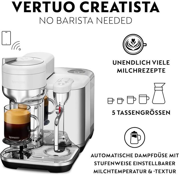 Капсульная кофемашина Sage the Vertuo Creatista sea salt (SVE850SST4EEU1)