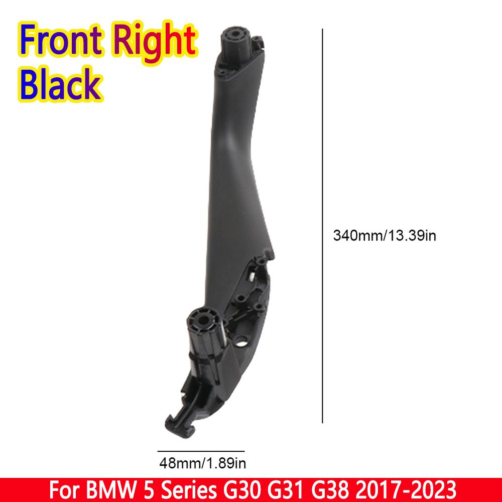 

Внутренняя дверная ручка автомобиля черная/углеродное волокно передняя задняя левая правая дверная ручка отделка накладка для BMW 5 серии G30 G31 G38 2017-2023