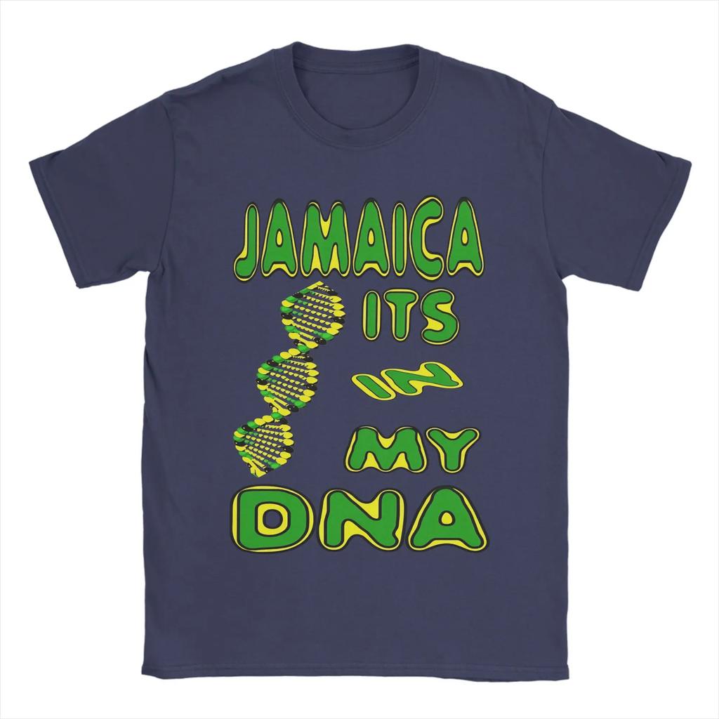 Is In My Dna Jamaica T Shirt Couple Jamaican Funny Tshirts Summer Breathable Harajuku Tee Shirt Casual Plus Size Clothing