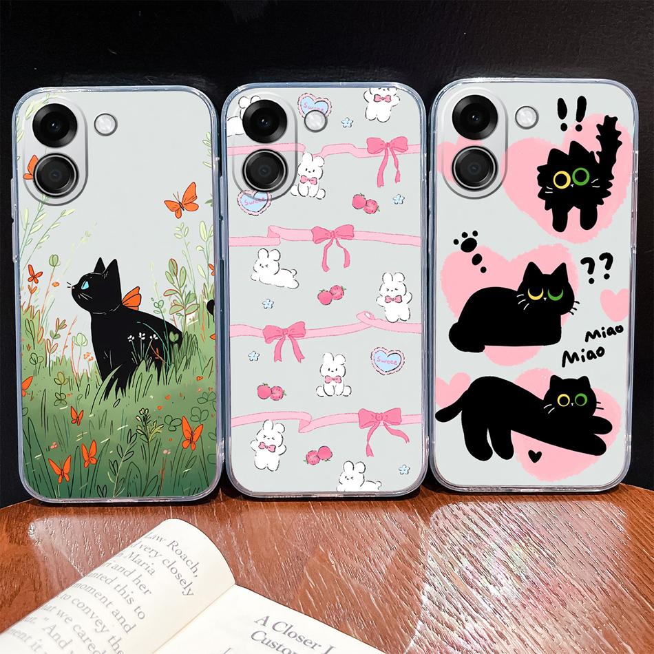 For Poco X8 Pro Max 5G Phone Case Leisure Style Soft Cover Transparent Silicone Funda For Poco X 8 Lightweight Anti Drop Bumper