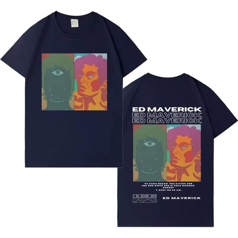 2026 Singer Ed Maverick Fashion Manga Tees Men Women High Quality Tshirts Gothic Shortsleeved Cotton Cozy Tshirts