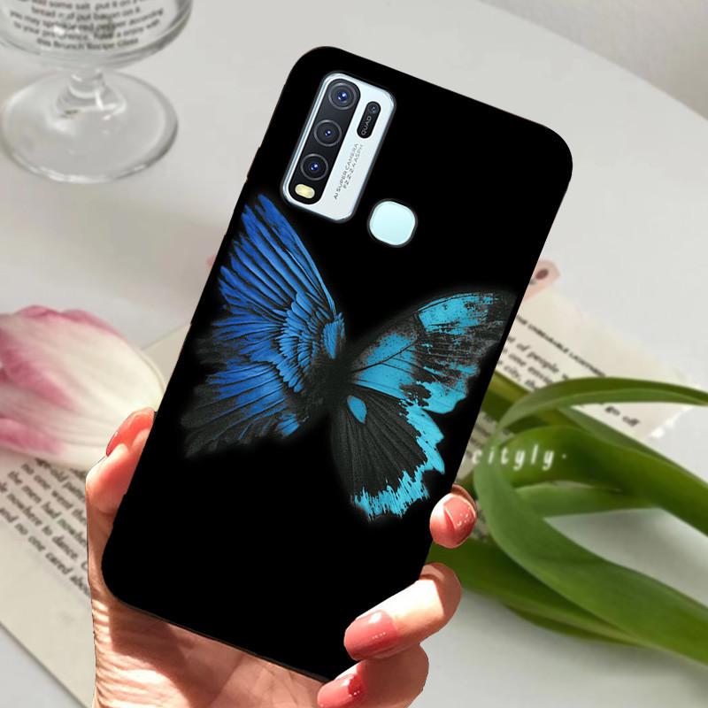 Pro Vivo Y30 1938 Y50 1935 Pouzdro zvířecí Silikonové Měkké TPU Zadní kryty Pro Vivo Y 30 50 Y30 2020 Pouzdro Ochranné Kreslené Funda