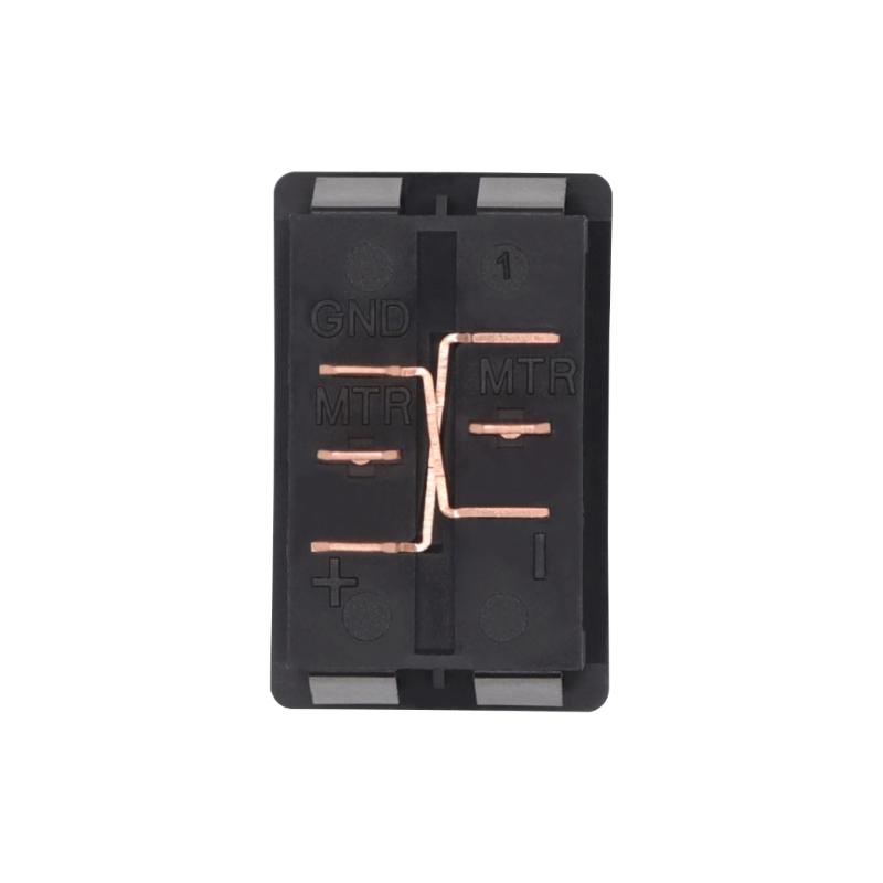 Small 12V/40A Motor Direction Switch with Self Resetting Feature Motor Reversal Switch Plastic for enhances Stability