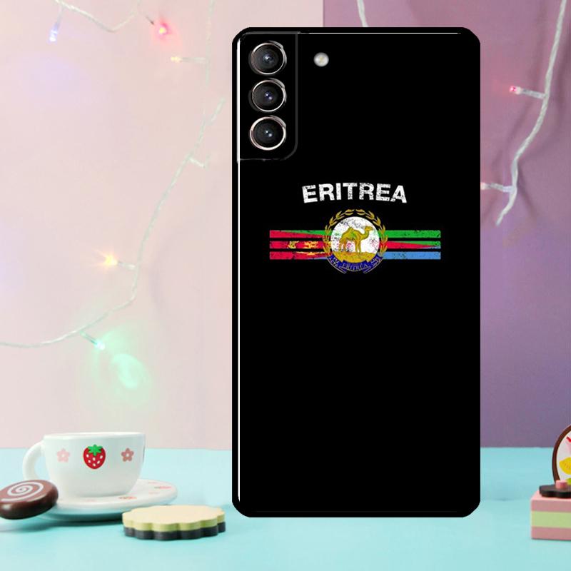 Eritrea Flag Phone Case For Samsung Galaxy S24 Ultra S20 S21 S22 S23 S25 Ultra S9 S10 Plus S24 FE Cover