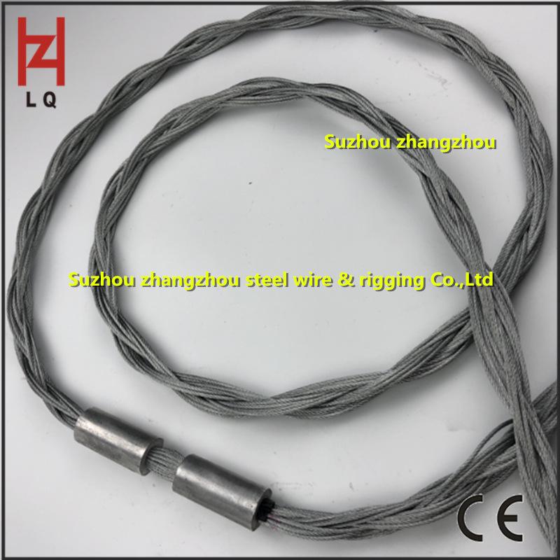 Galvanized Pressed Steel Wire Rope Slings - Soft Braided Rope Slings