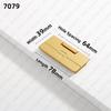 KAK Hidden Furniture Handle Gold Aluminum Alloy Flat Concealed Buckle Cabinet Pulls Flush Mounted Wardrobe Door Handle Hardware