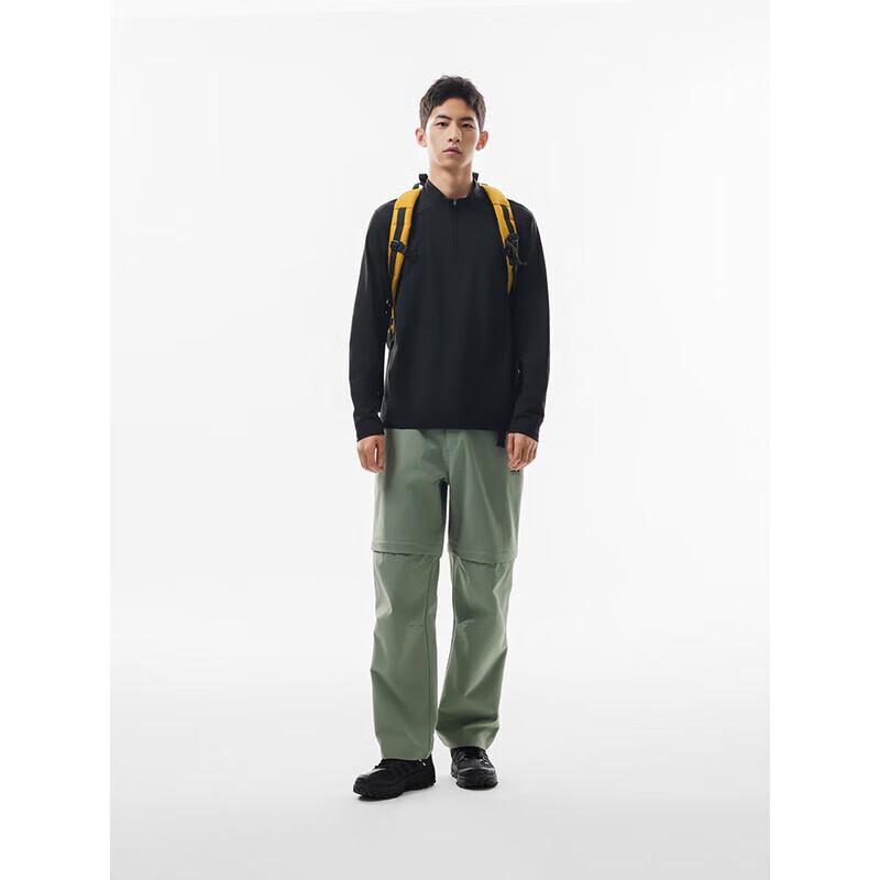 ANTA Lin Xiaojun Quick-Dry Half-Zip Training Long Sleeve T-Shirt S