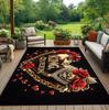 Bedroom Rug Pink Drip Queen Trendy Cool Style Theme Carpet Non-Slip Easy Clean Trendy Queen Personalized  Area Home Decor Mat