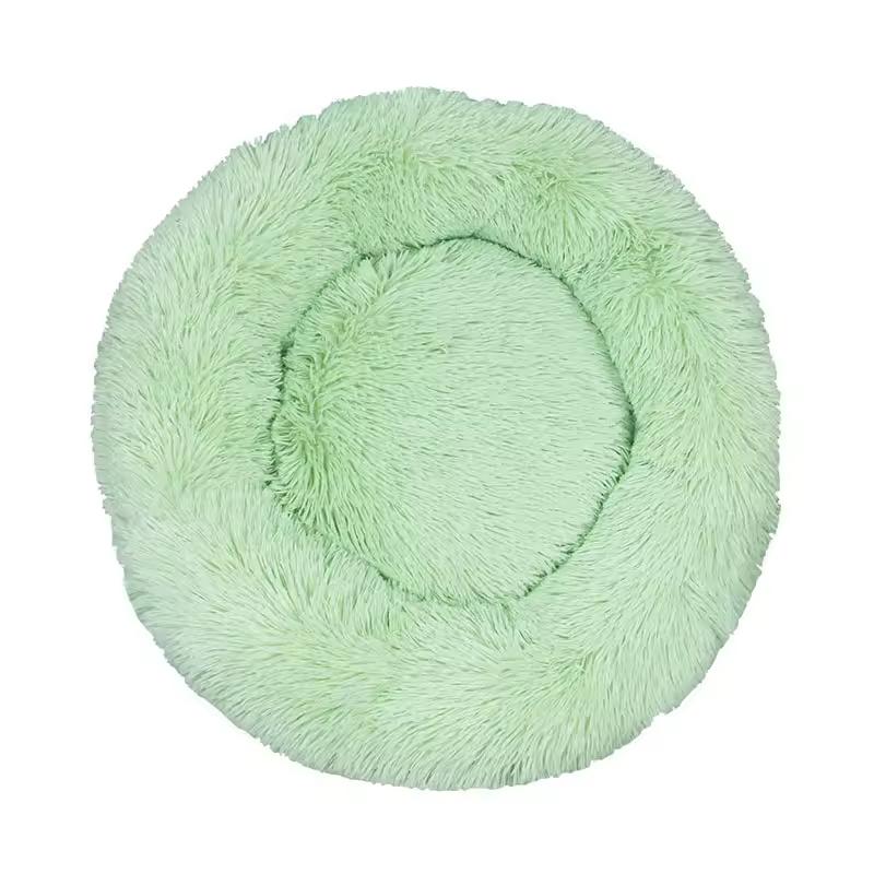 2021 Custom Modern Portable Cat & Dog Bed Indoor Eco-Friendly Fluffy Plush Soft Solid Pattern Camping Small Sizes