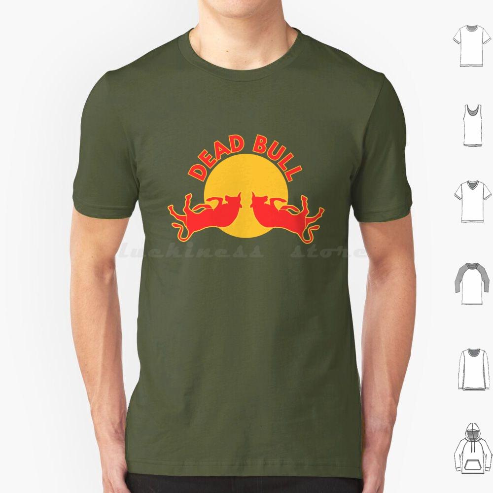 Dead Bull Funny Logo Cute Animals Funny Animals Weird Cute Tee T Shirt Big Size 100 Cotton Funny Humorous Humor Cute