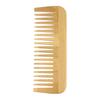 Comfortable Grip Hair Comb No Odor Bamboo Narrow-Tooth Scalp Comb for Bathroom