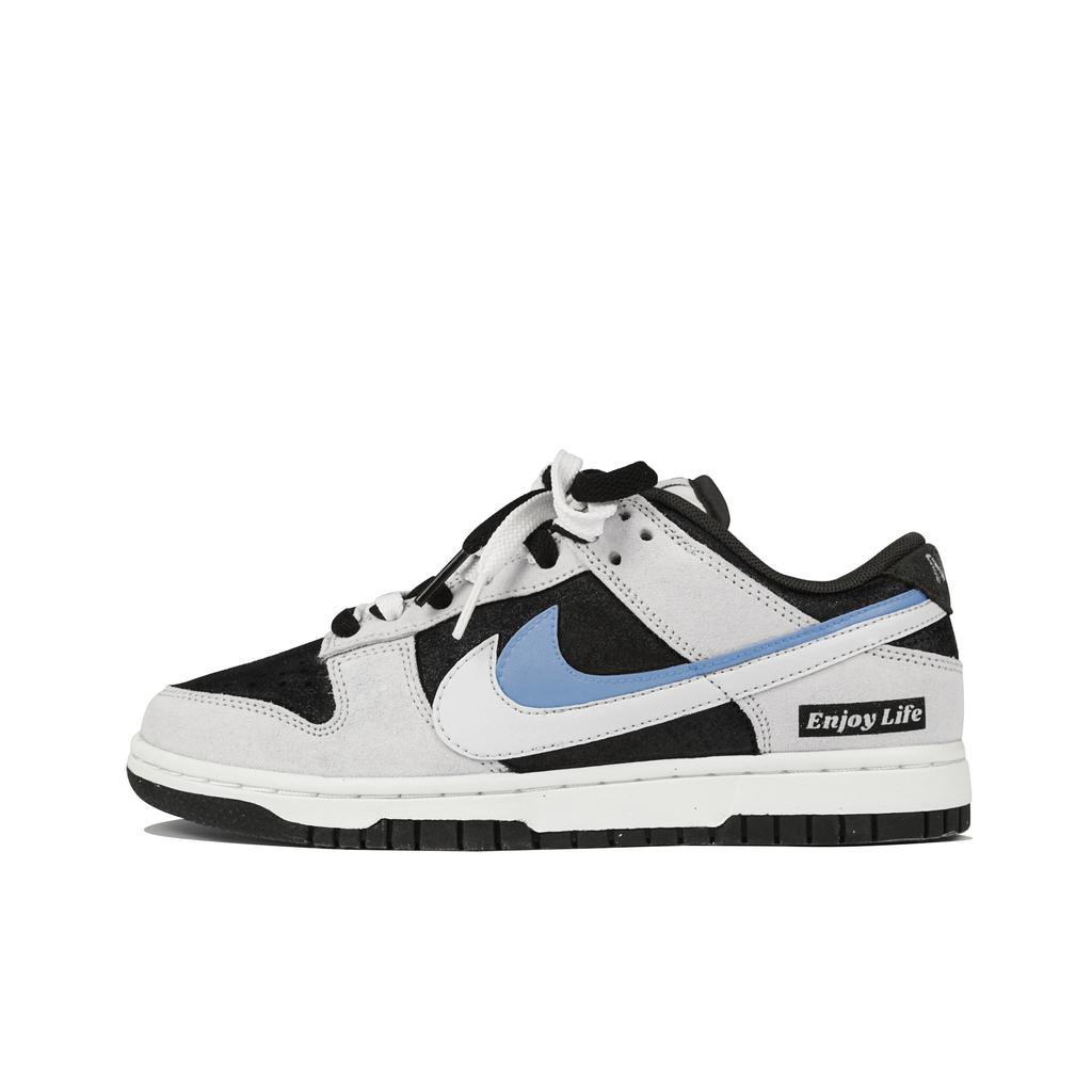 Nike Dunk Low Top Skateboard Shoes Unisex Black Blue HV1800-101(Team-S-BOX)
