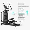 MERACH Self-Generating Upright Elliptical Machine CN Plug (adapter Included)