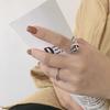 Women's Jewelry 925 Sterling Silver Tie a Knot Heart Rings For Women Accessories Wholesale Jewellery Prevent Allergy