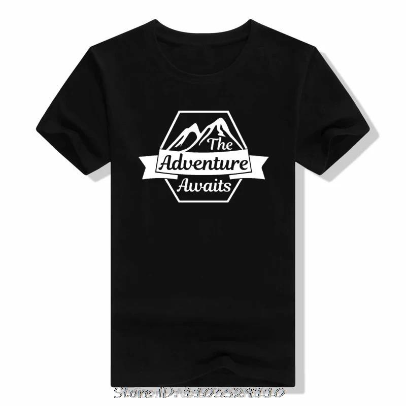 Eat Sleep Travel Repeat Mountains T-shirt Unisex Adventure Hiking Tshirt Summer Outdoor Casual Graphic Tees Tops T Shirt Tops
