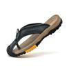 Fashion 2024 High Quality Men's Summer New Leather Slippers Casual Soft Leather Soft Sole Anti Slip Men's Genuine leather Sandals