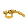 VIARON Bicycle Quick Release Seatpost Clamp Aluminum Alloy 34.9MM Seat Clamp for MTB Bike Road Bike Casual BikeGold