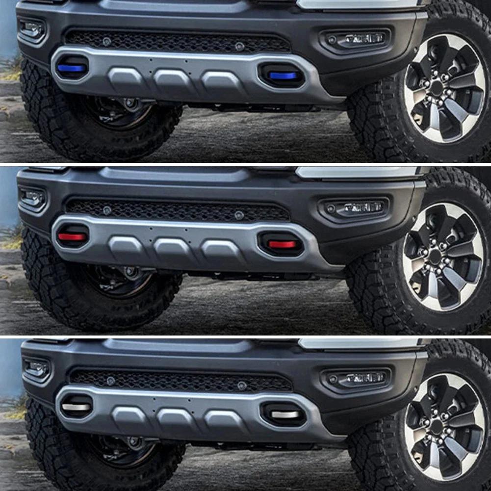 1 Pair Professional Trailer Receiver Covers for Dodge RAM 1500 2019-2025 Tow Hook Sleeve Hitch Covers Auto Accessory Part