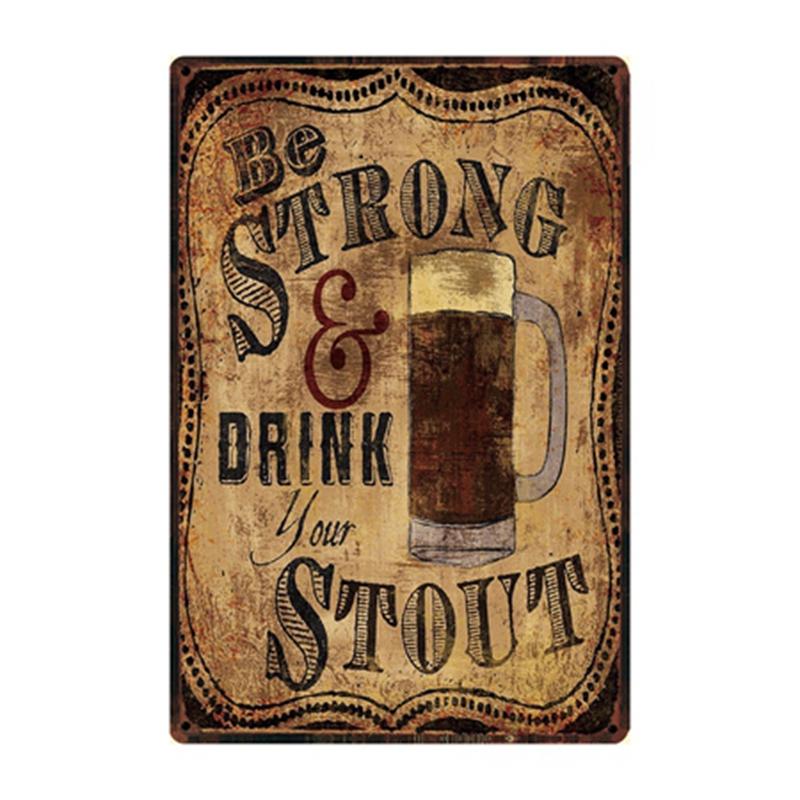 [ WellCraft ] Free Beer Tomorrow Ice Cold Beer Served Here Metal Sign Posters Art Vintage Mural Painting Custom Decor WW4