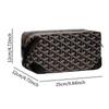 Elegant PU Leather Toiletry Bag  Multi-Functional Travel Organizer for Hotel Bathrooms (Grey)