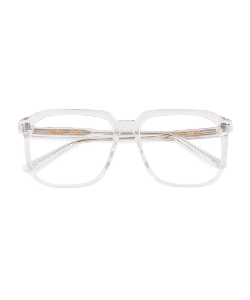 Hangeul Geek Chic Oversized Glasses Transparent