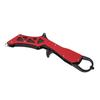 Fishing Grip Pliers Aluminum Alloy Fish Controller Plier Lip Grip Clamp Fishing Tool Red
