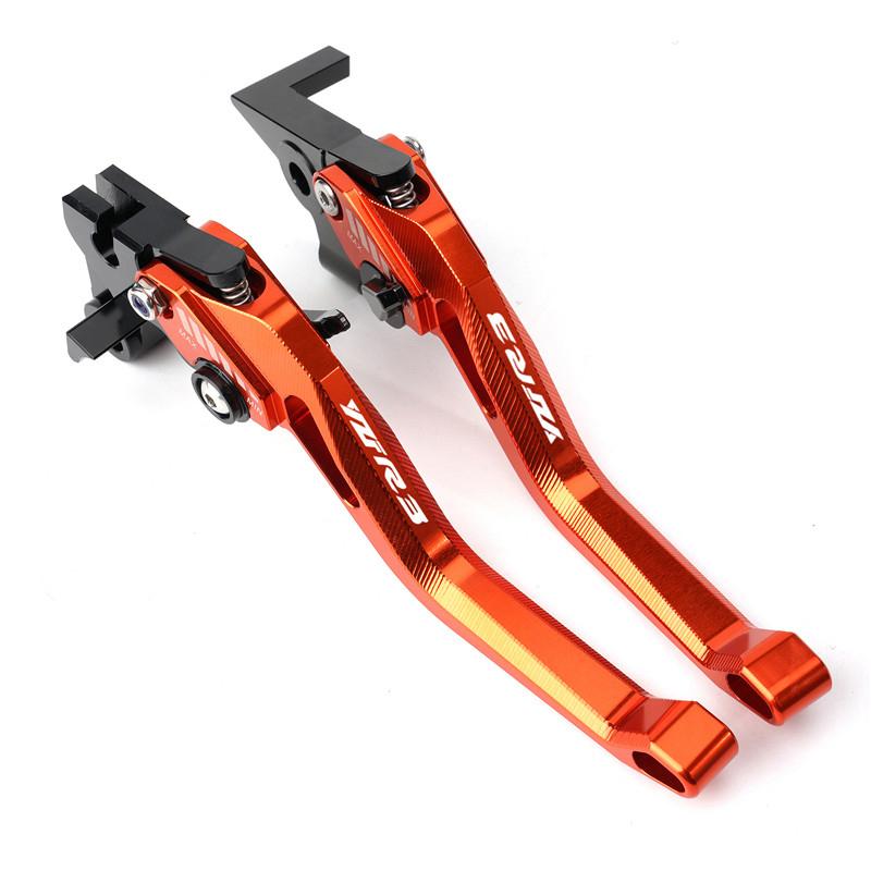 YZFR3 1 Pair Adjustable Brakes Clutch Levers Handle Bar for YAMAHA YZF R3 2015 2016 2017 2018   YZF-R3