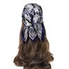 Imitation Silk Scarf Women's Headscarf, 61CM Small Size Square Scarf, Patterned Neck Scarf, Shawl, European and American Women's Scarf Wholesale
