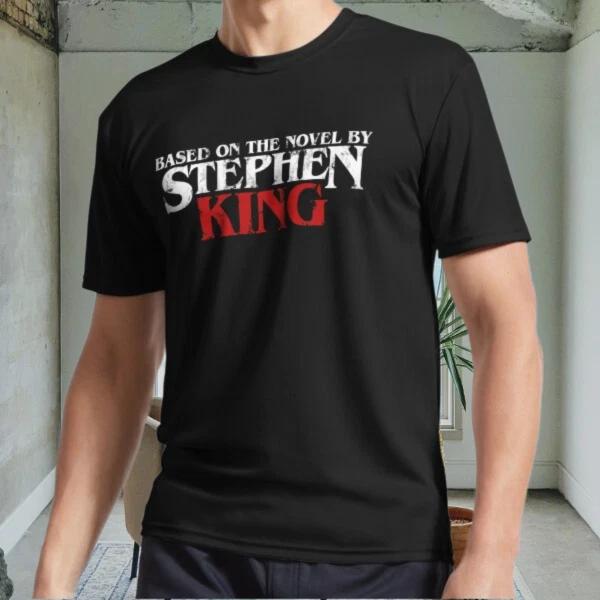 

New Based on the novel by Active Logo Men s Black T shirt Funny Size S to 5XL 4XL