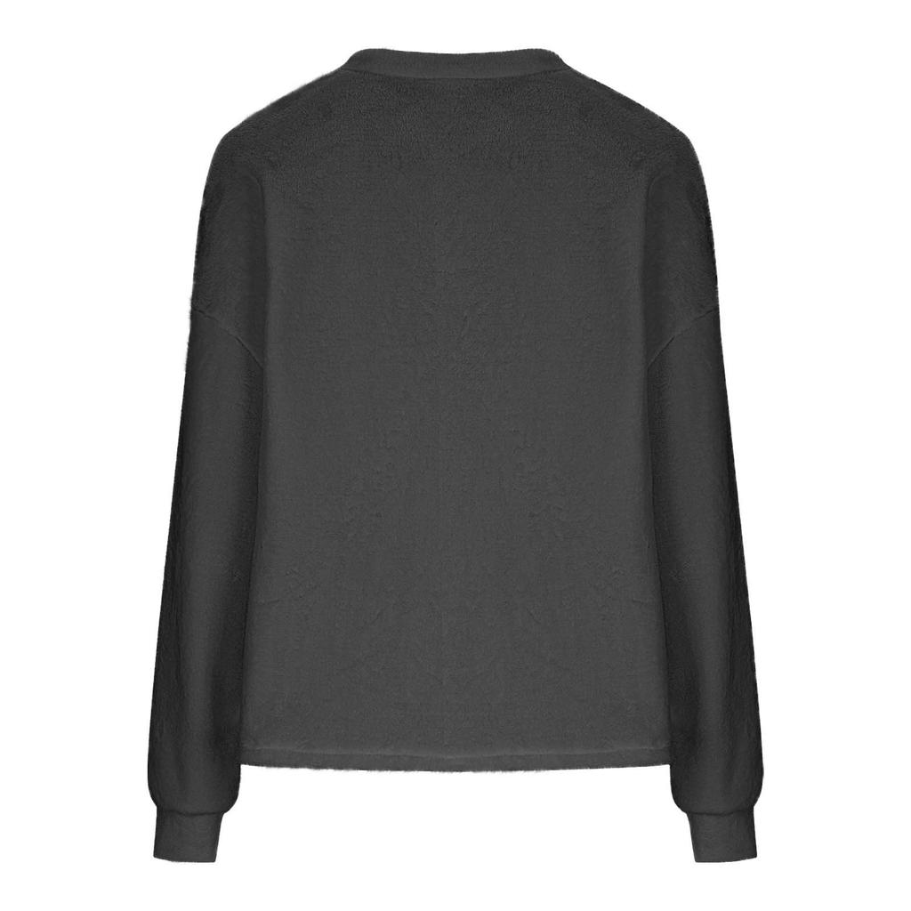 Women's Fashion Casual Solid-color Long-sleeved Top