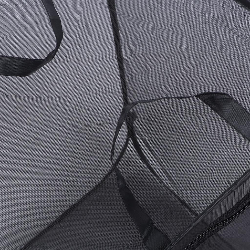 Black Collapsible Foldable Ventilated Insect Light Transmission Mesh Cage House