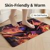 Floor Mat Soft Flannel Rug Non Slip Absorbent Mat for Bathroom Bedroom Home Decor C Code Geass