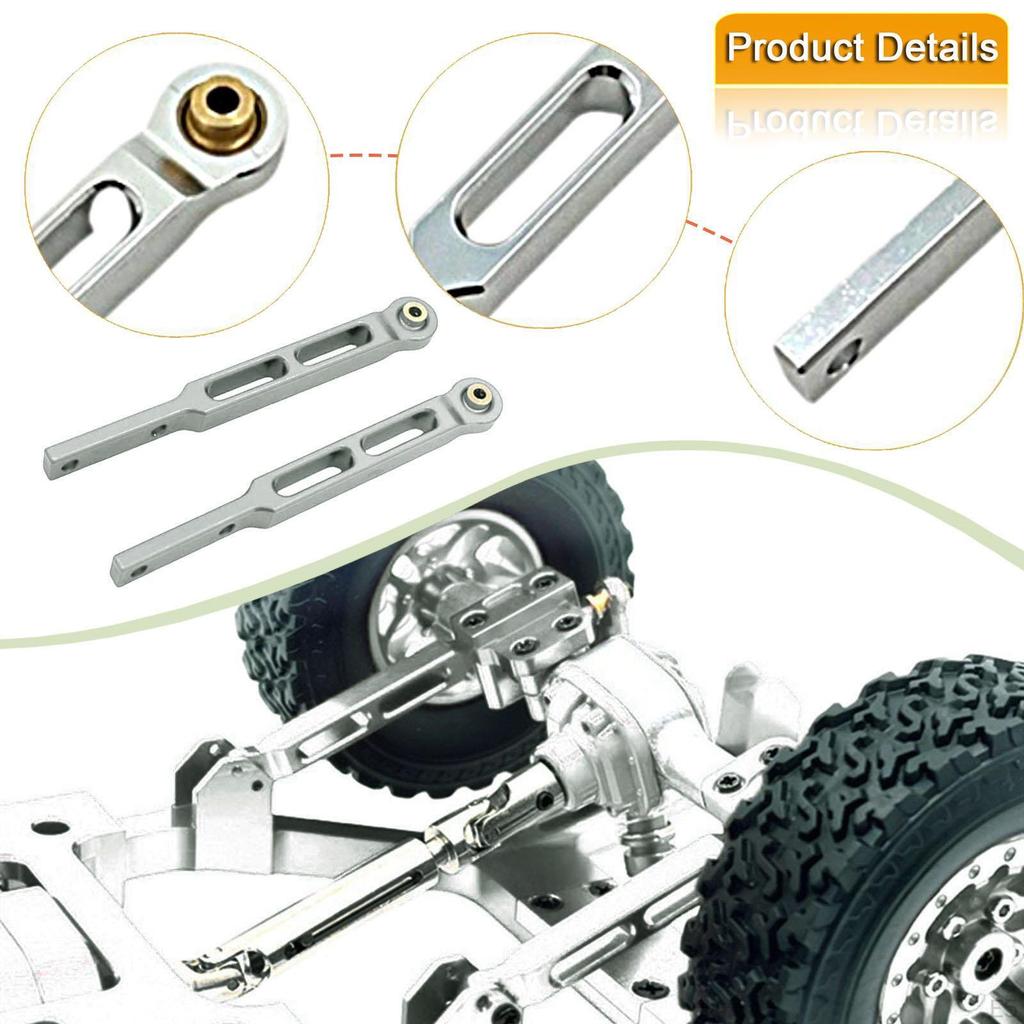 1/12 RC Car Axle Pull Rod Set of to Install Accessories Sturdy Metal Repair Parts Rear