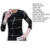 Herren T-Shirt Langarm Rundhals Pullover Weich Junger Stil Warm Bequem Rundhalsausschnitt Lässig Frühling Oberteile für den täglichen Gebrauch