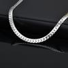 Vnox Wasserdichte Flache Kubanische Edelstahl-Kettenhalsketten für Männer Frauen, Kurzes Choker-Halsband, Miami Curb-Glieder Schmuck