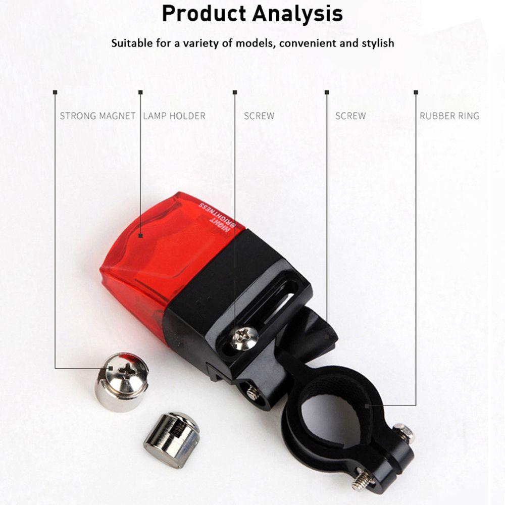 Světla na sedlovku kola Samonabíjecí Bezpečnostní výstražné světlo Světla na kolo Zadní světla na kolo Zadní světlo na kolo