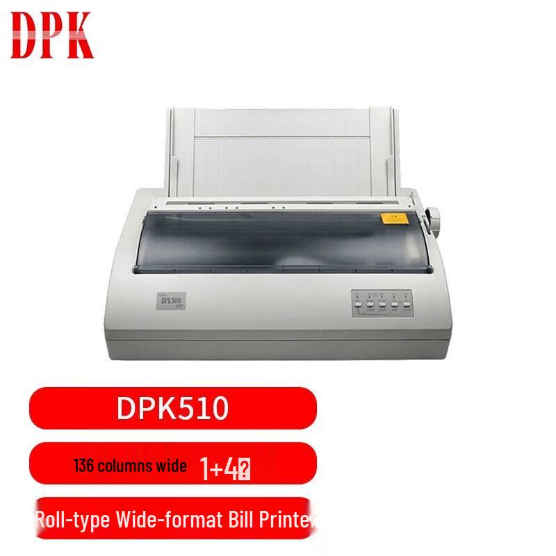 

DPK510 24-Pin 136-Column Wide-Row Dot Matrix Printer CN plug (adapter included)