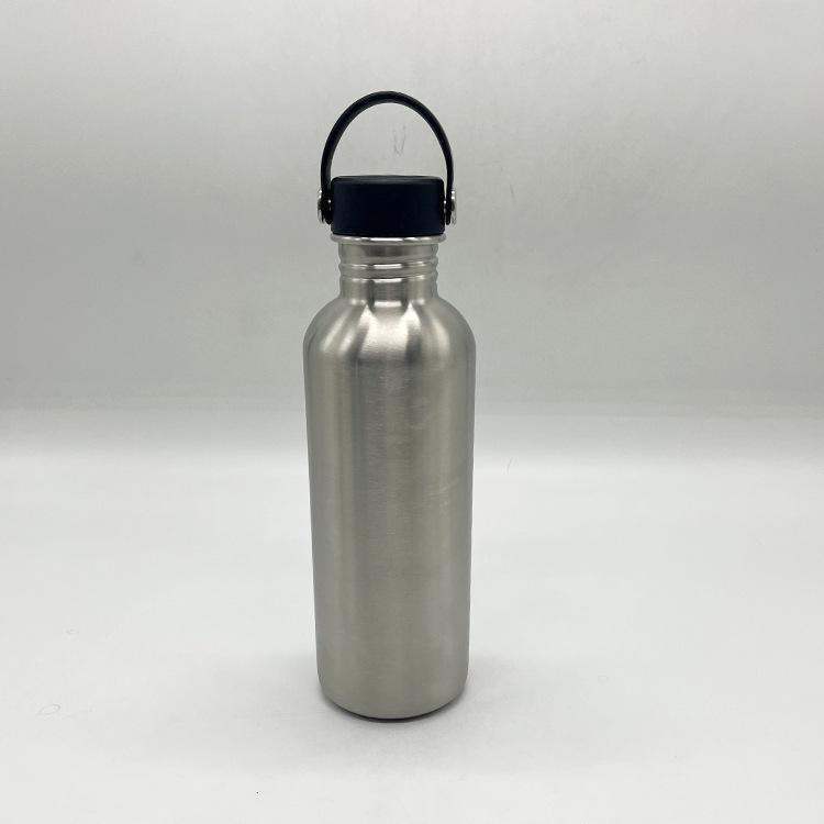 Sport-Wasserflasche im amerikanischen Stil mit weiter Öffnung, 304 Edelstahl, großes Fassungsvermögen, tragbar für den Außenbereich