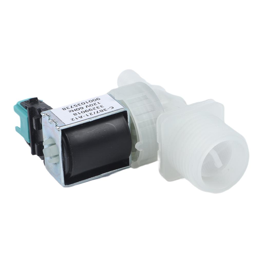 Washing Machine Water Inlet Solenoid Valve 9001035738/33299018 110V Replacement Part Plastic Casing Built In Filter Single Unit