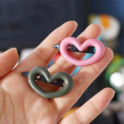 Gifts Bangs Clip Duckbill Clip Side Clip Hair Accessories Love Heart Hair Clip Y2K Hair Barrettes Korean Style Hairpin