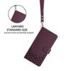 For Xiaomi Redmi 15 5G Case Imprinted Honeycomb RFID Blocking Leather Phone Cover with Strap