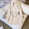 Medium-length Spring Style Trench Jacket Elegant Slimming Effective Collar Petite Spring Autumn Fashionable Trench Coat