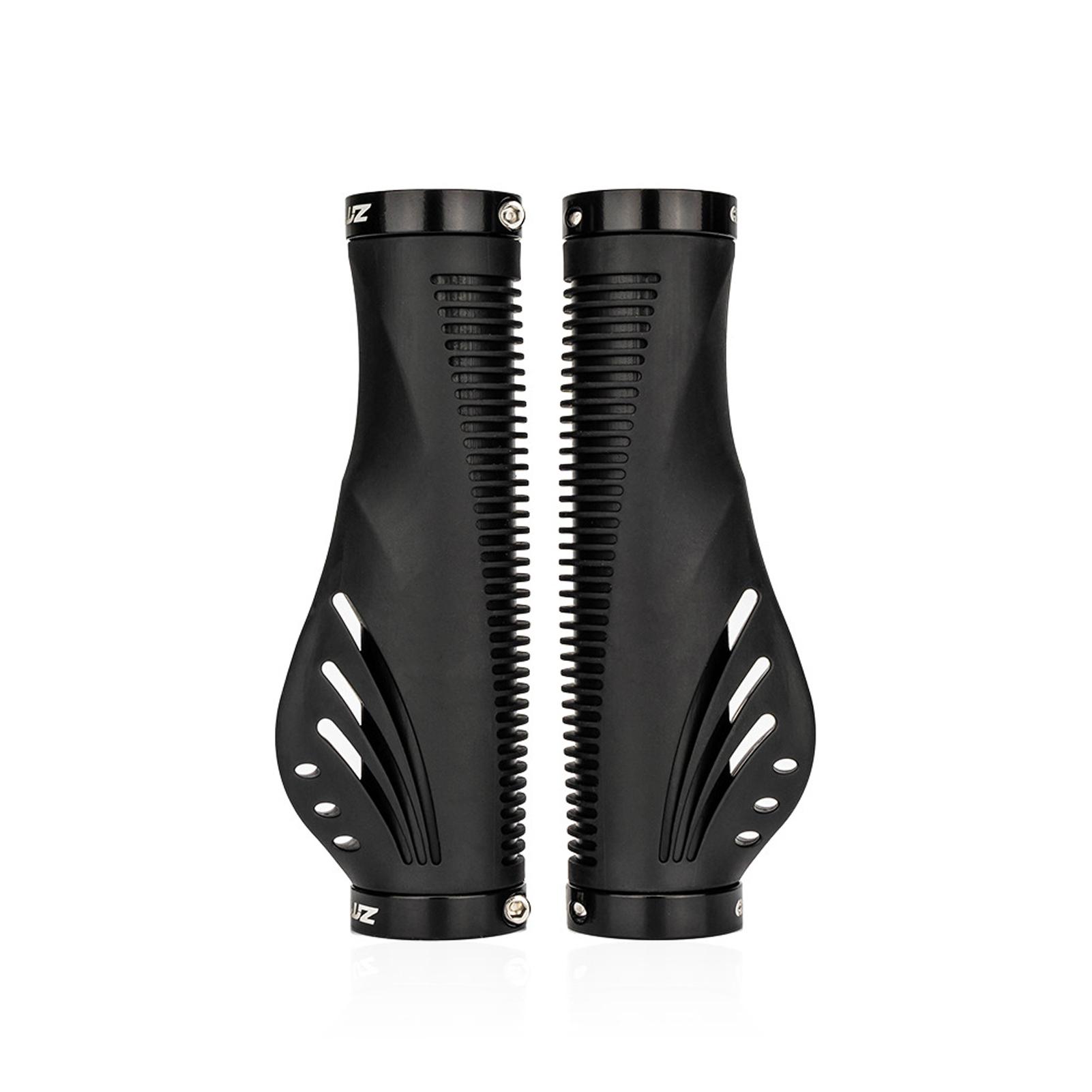 

ZTTO Ручки для горного велосипеда Двойные ручки для велосипедного руля Эргономичные ручки на конце руля для чёрный